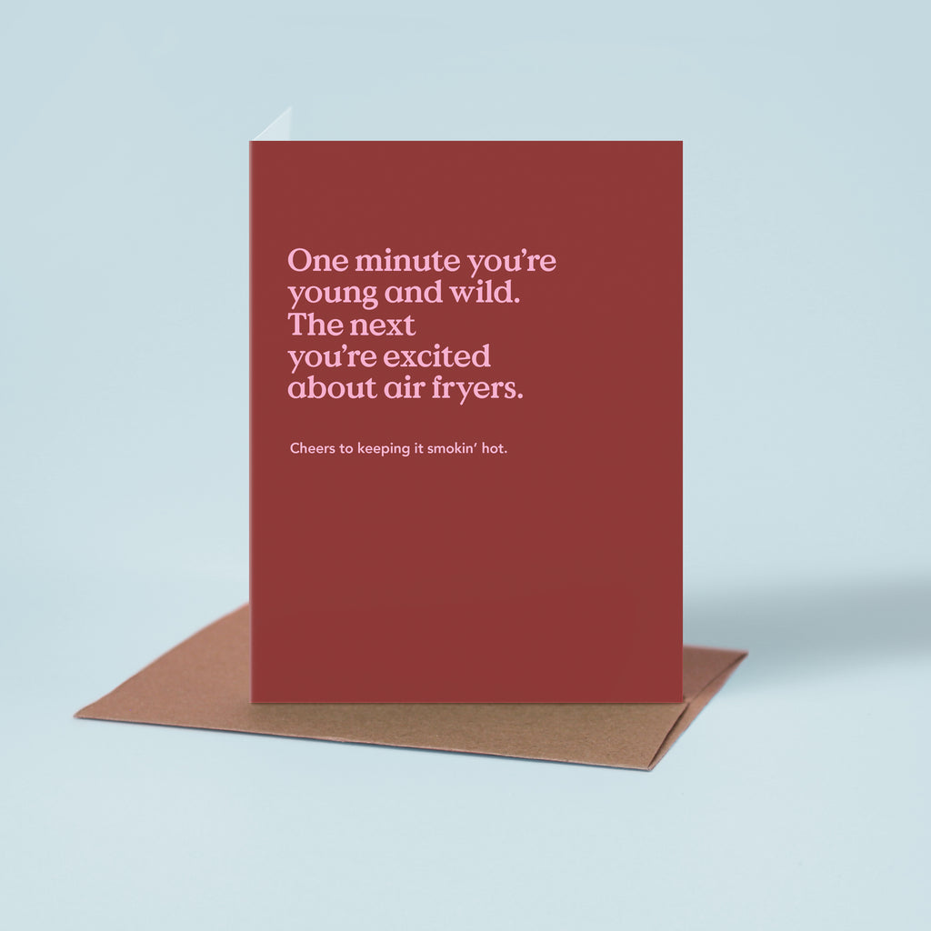 Air Fryers Funny Birthday Card