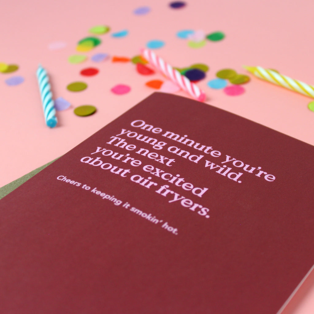 Air Fryers Funny Birthday Card