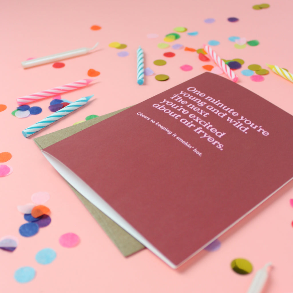 Air Fryers Funny Birthday Card