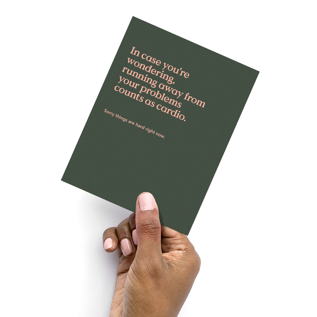 Cardio Funny Friendship Card