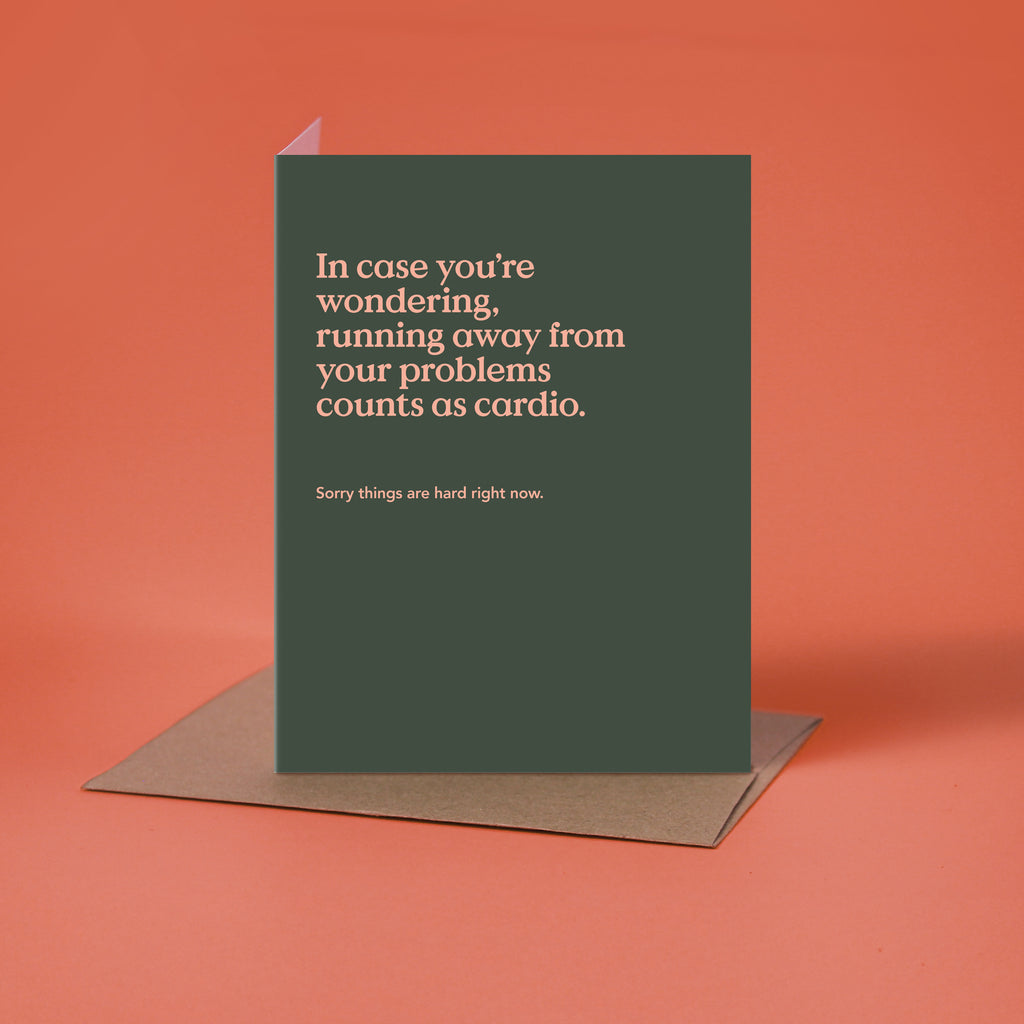 Cardio Funny Friendship Card