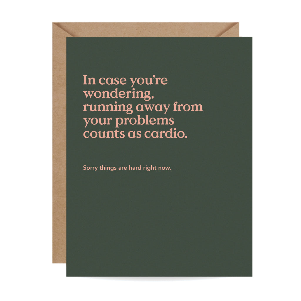 Cardio Funny Friendship Card