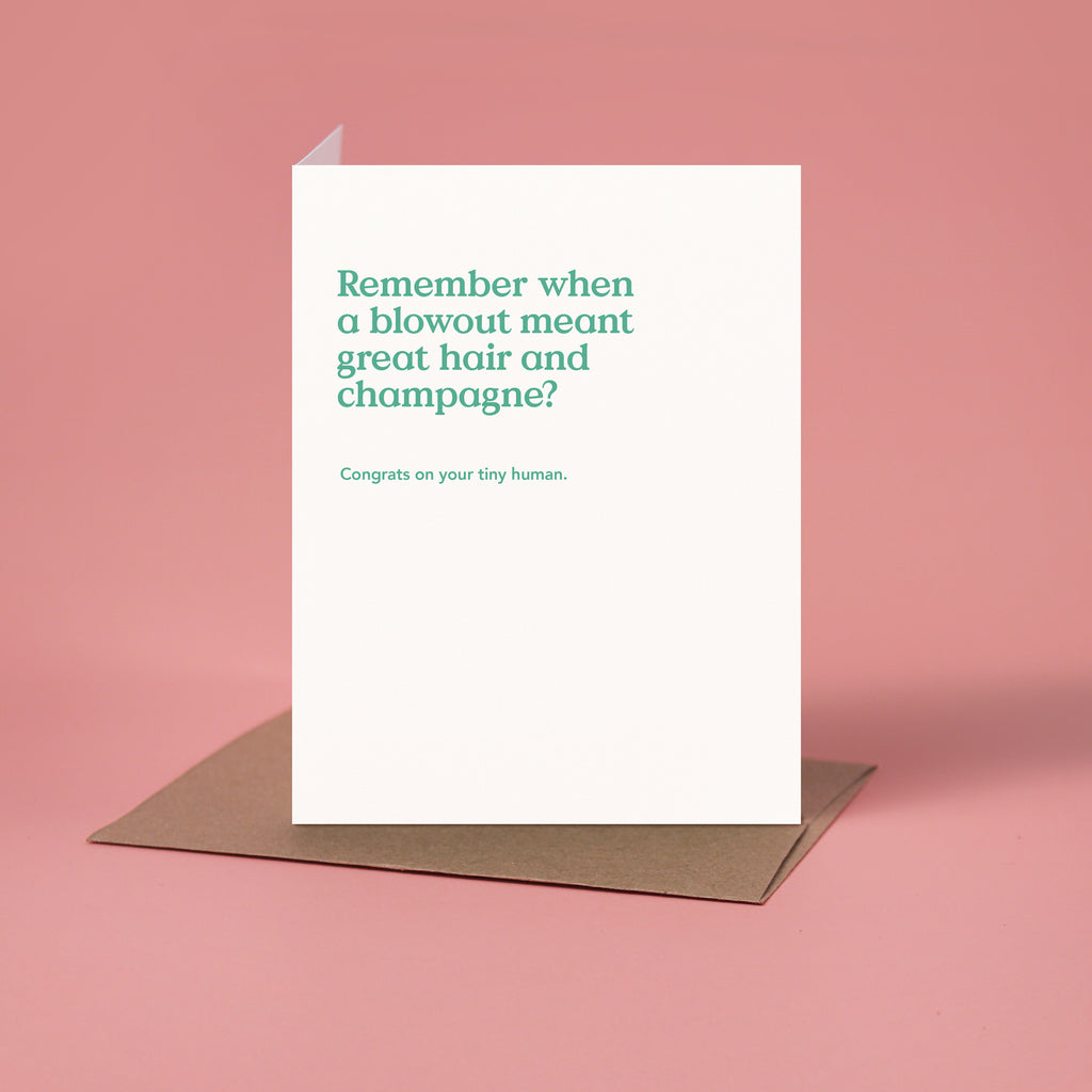 Blowout Funny New Baby Card
