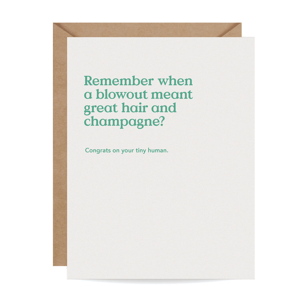 Blowout Funny New Baby Card