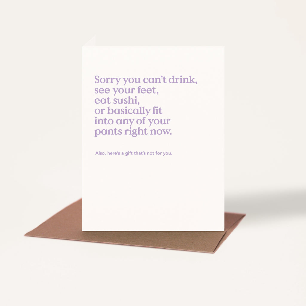 Funny Pregnancy Card