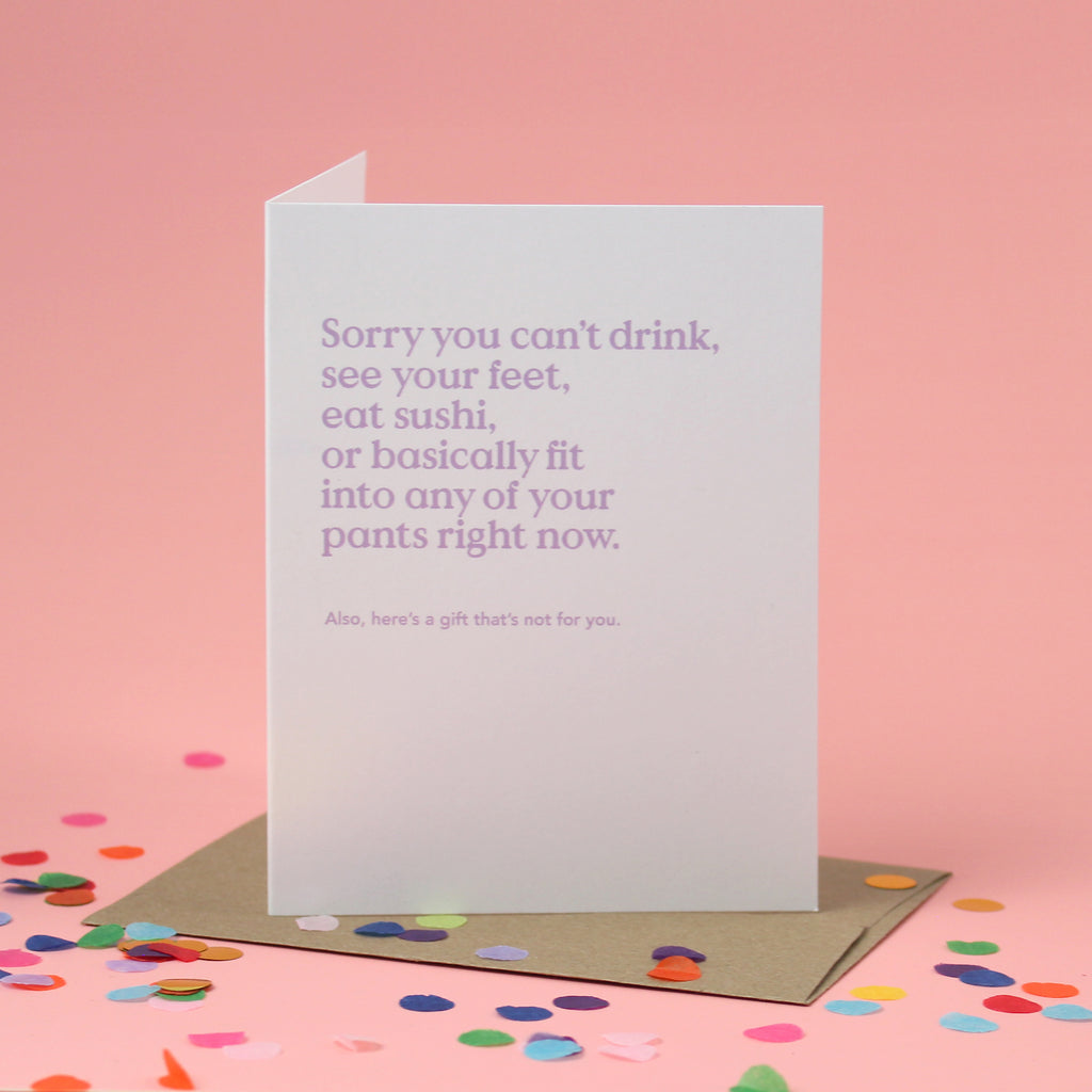 Funny Pregnancy Card