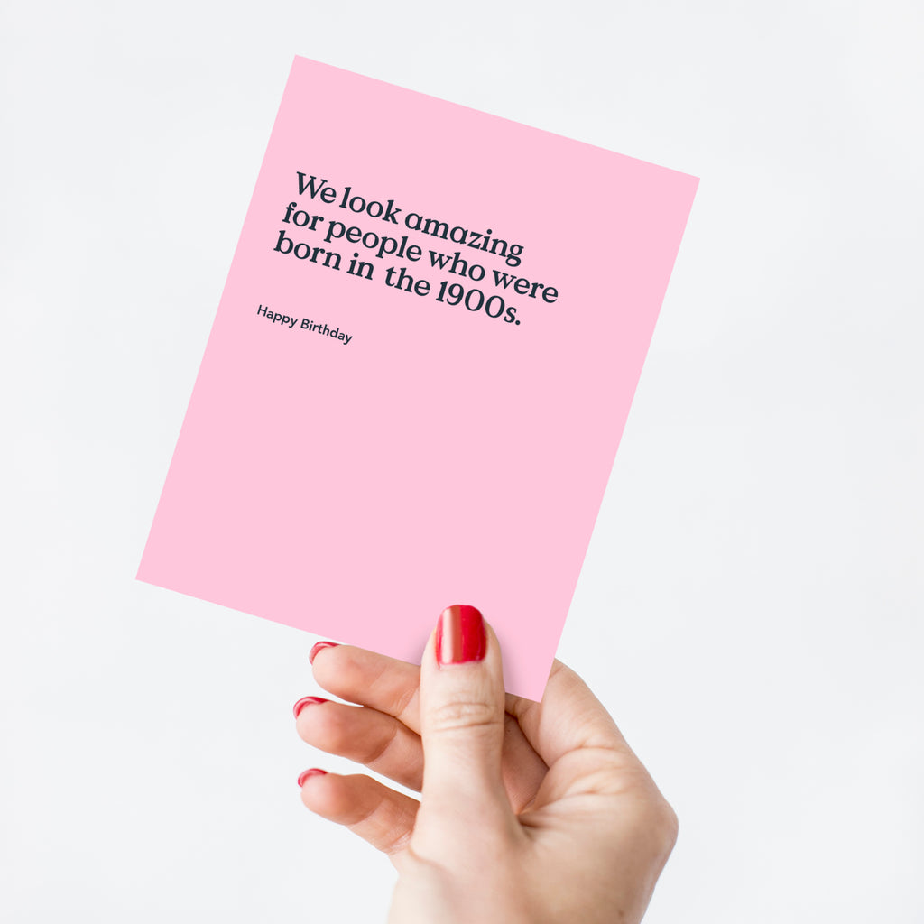 1900s Funny Birthday Card