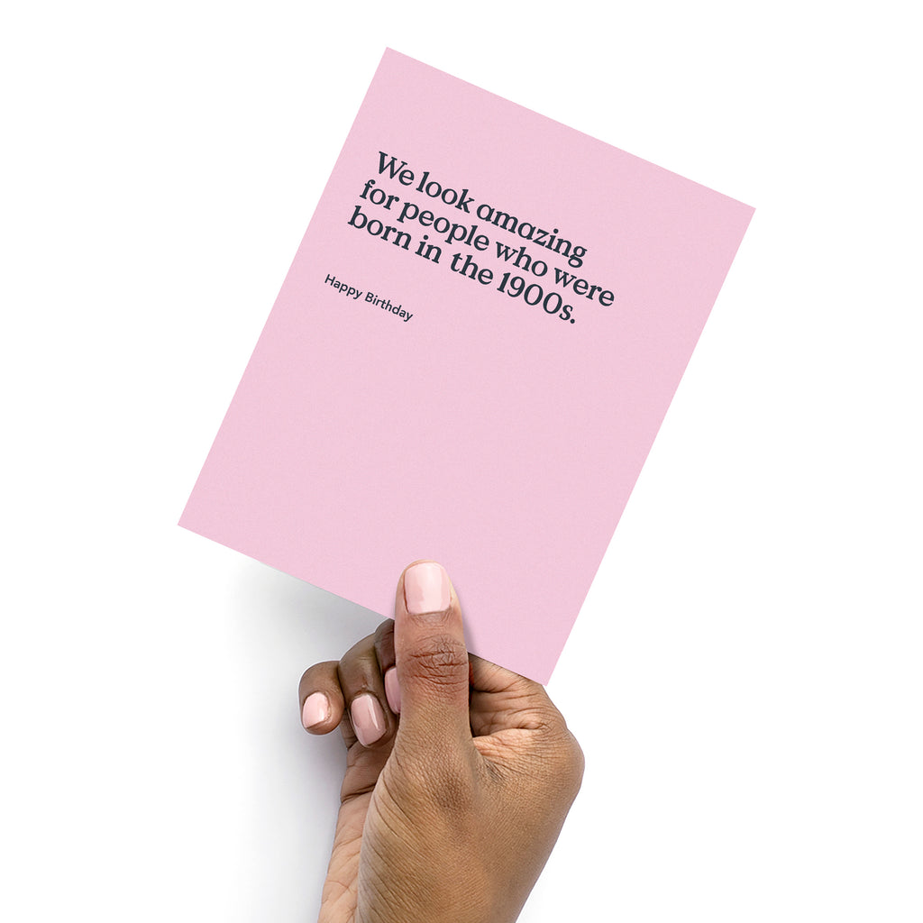 1900s Funny Birthday Card