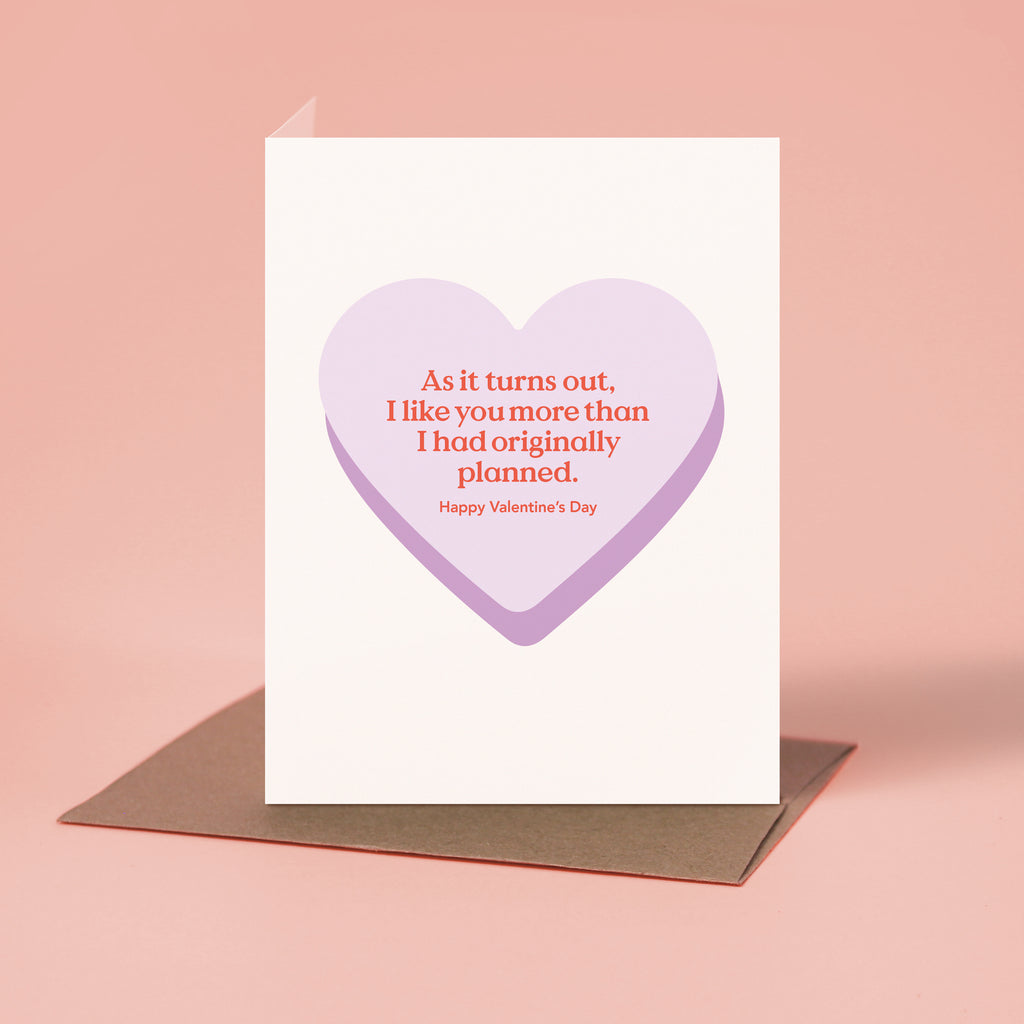 I Like You Valentine's Day Card