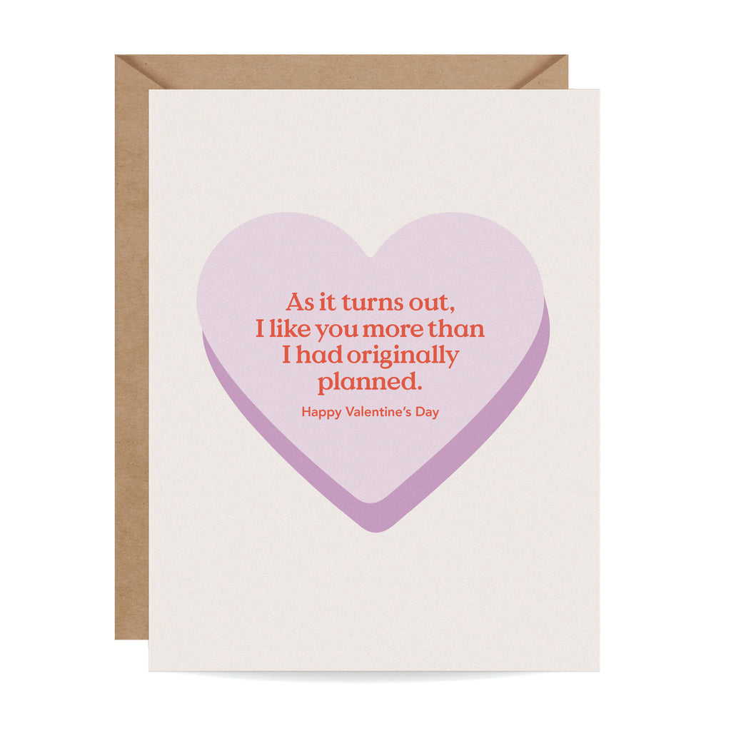 I Like You Valentine's Day Card