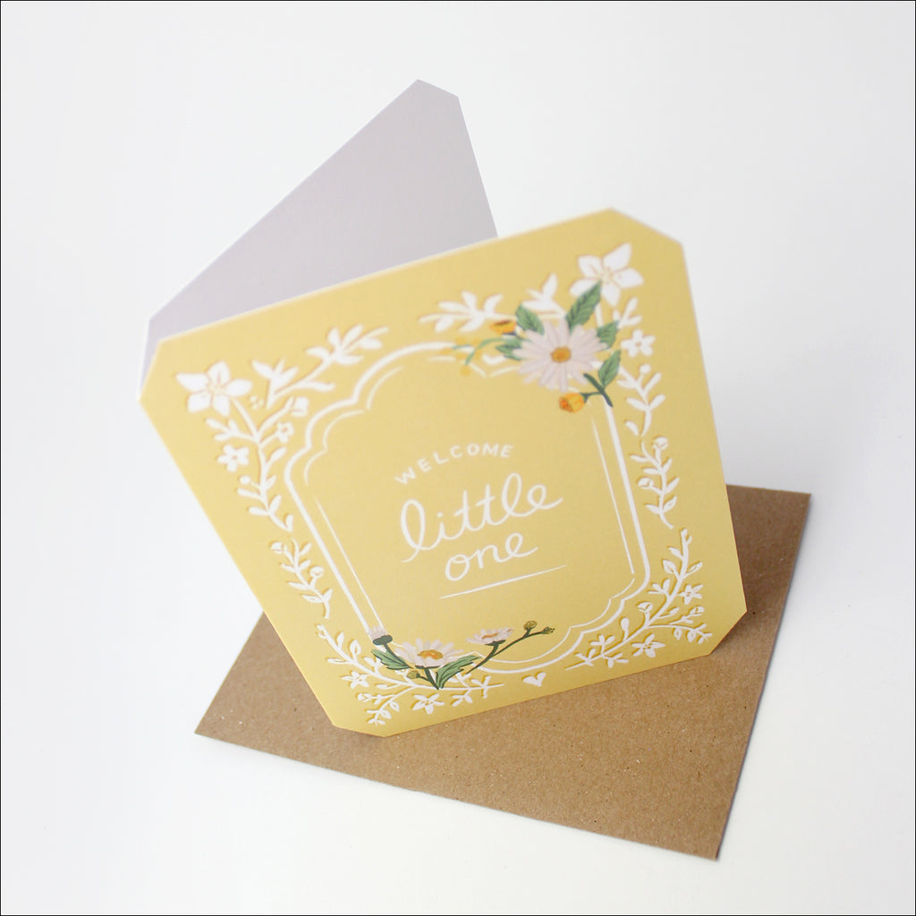Welcome Little One New Baby Card
