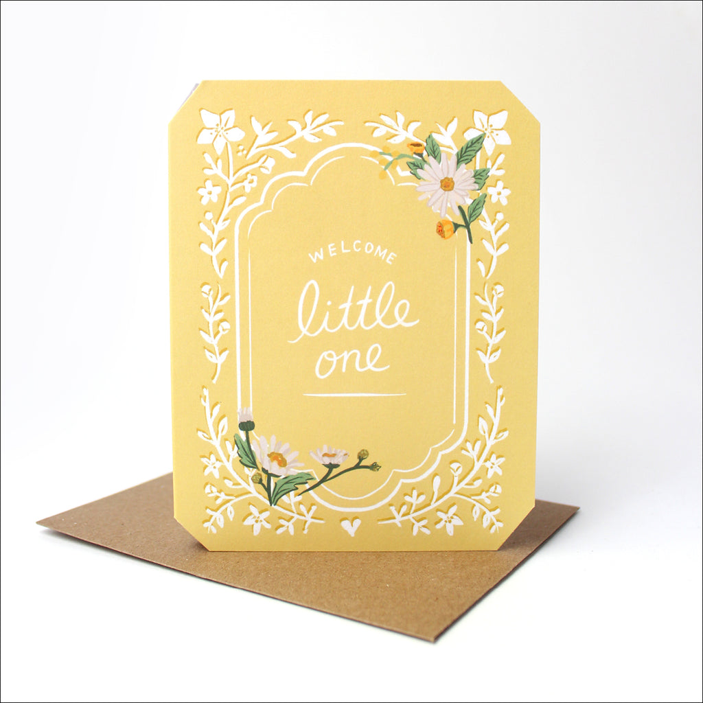 Welcome Little One New Baby Card