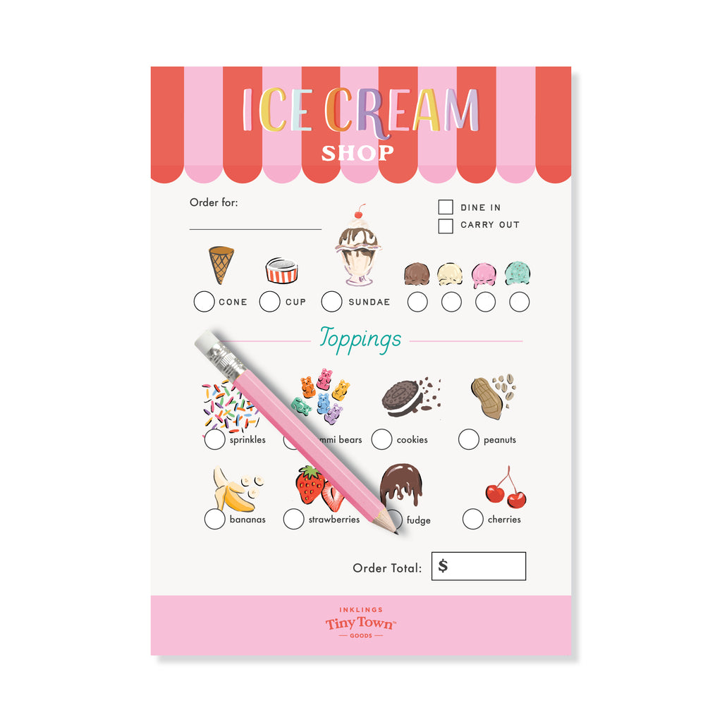 Inklings Tiny Town™ Play Notepad - Ice Cream Shop