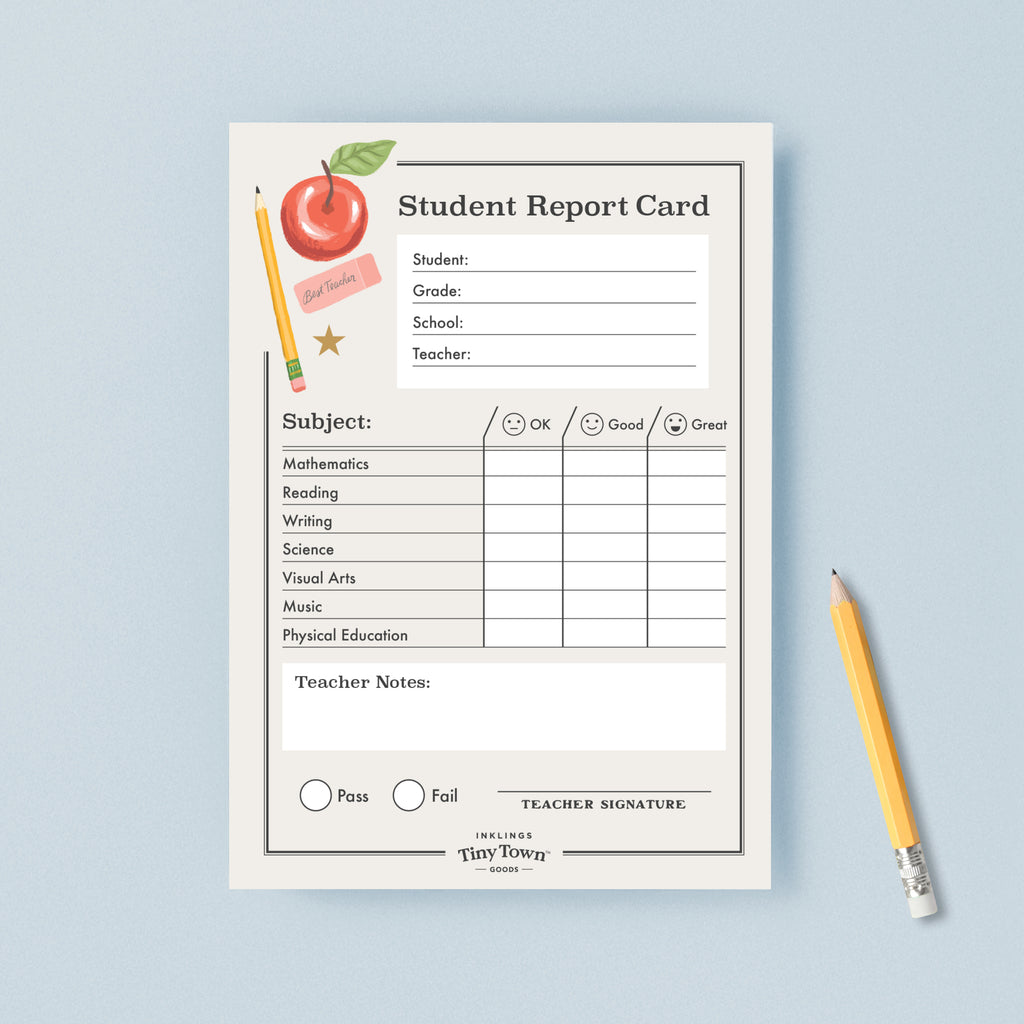 Inklings Tiny Town™ Play Notepad - Report Card