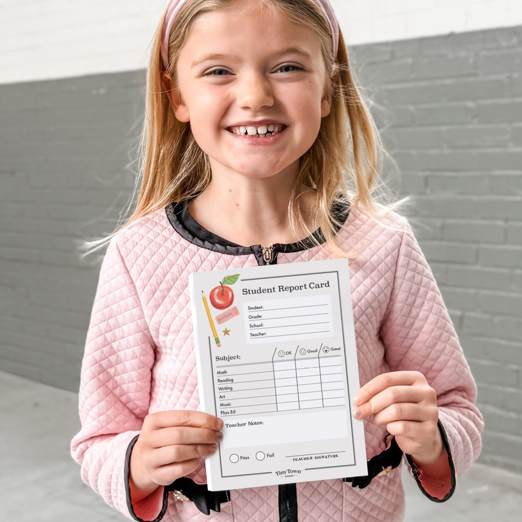 Inklings Tiny Town™ Play Notepad - Report Card