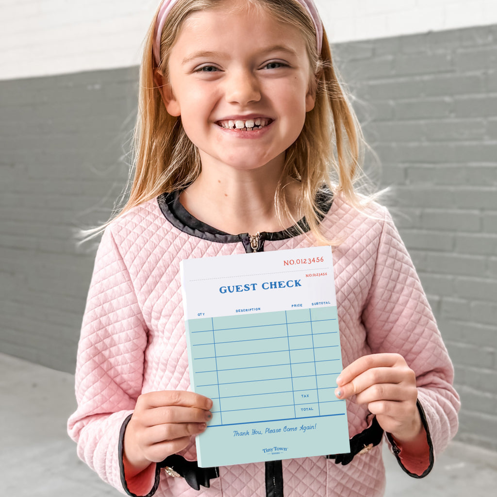 Inklings Tiny Town™ Play Notepad - Guest Check