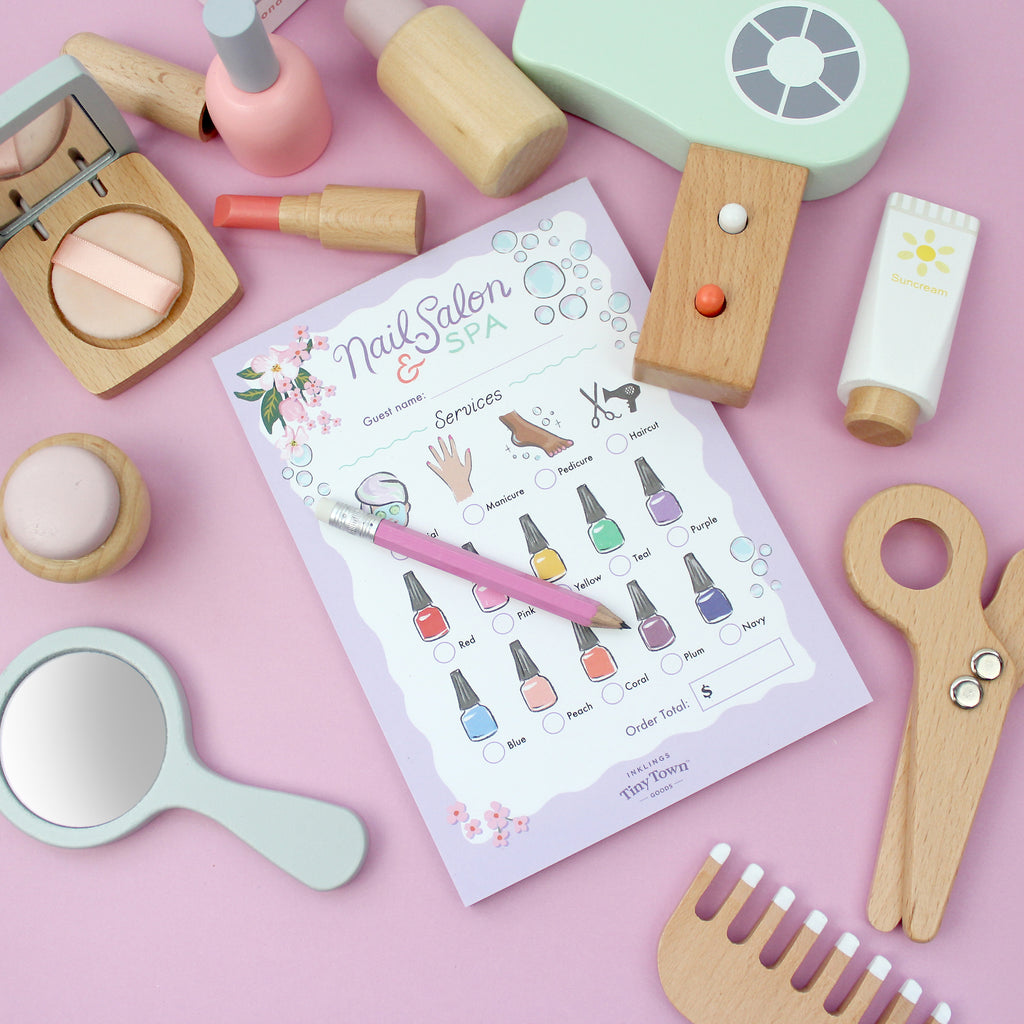 Inklings Tiny Town™ Play Notepad - Nail Salon