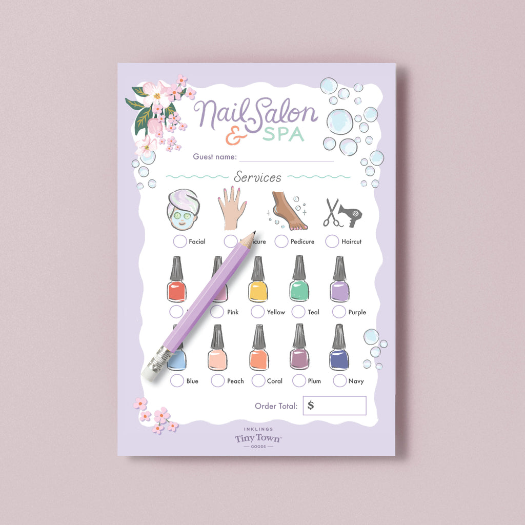 Inklings Tiny Town™ Play Notepad - Nail Salon
