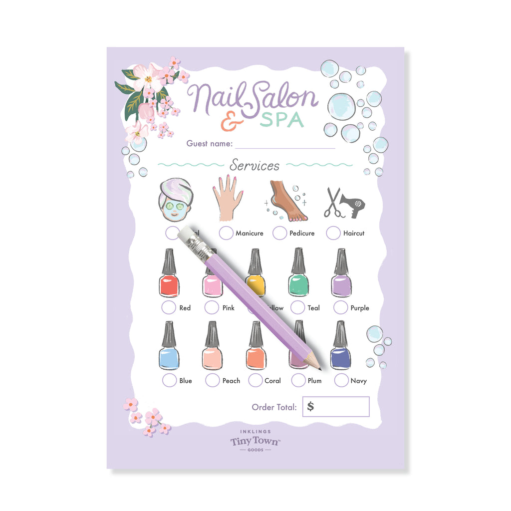 Inklings Tiny Town™ Play Notepad - Nail Salon