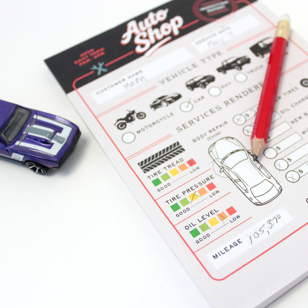 Inklings Tiny Town™ Play Notepad - Auto Shop