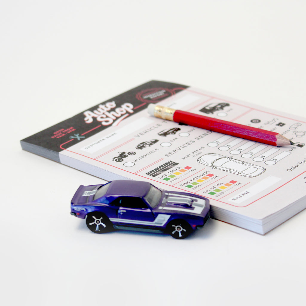 Inklings Tiny Town™ Play Notepad - Auto Shop