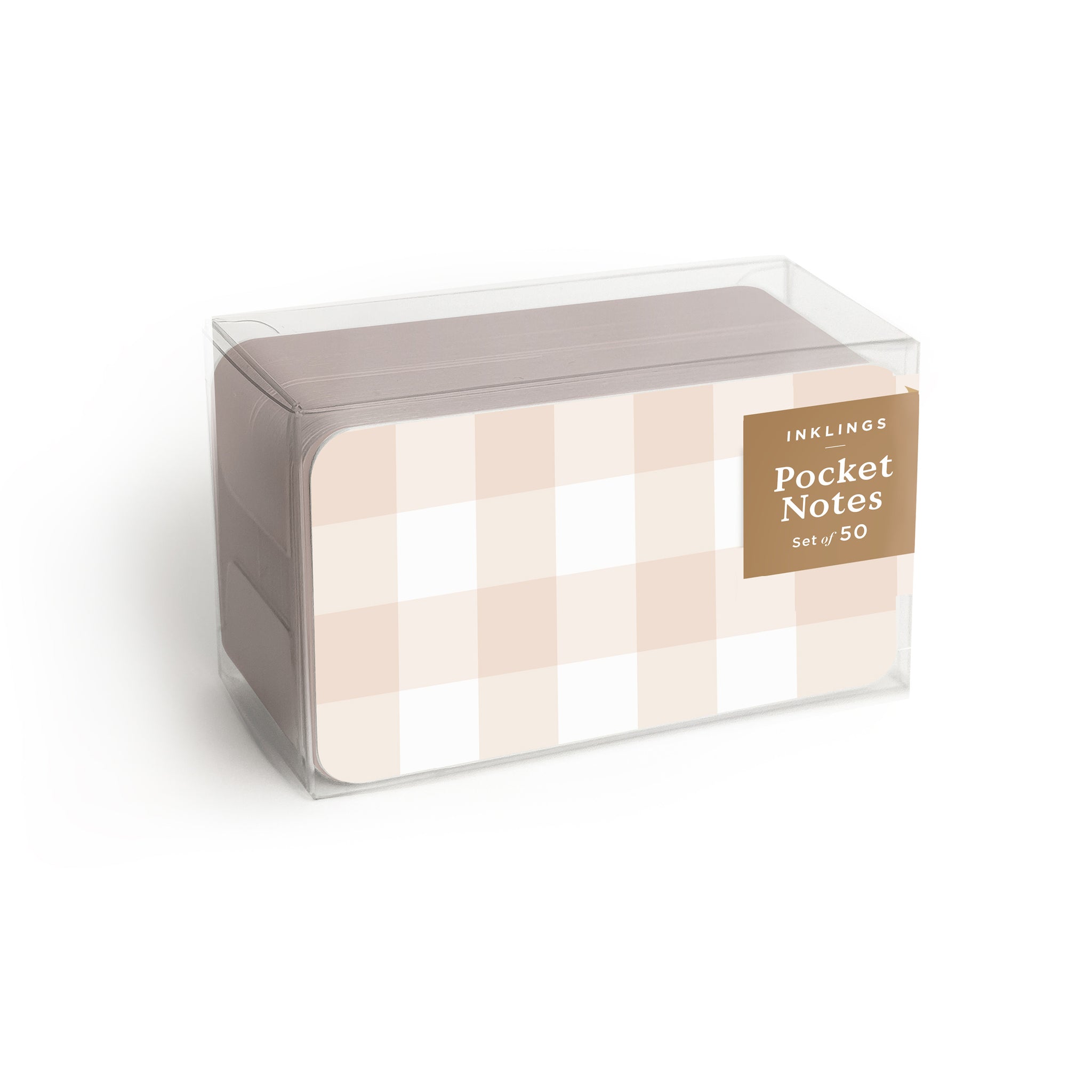 Pocket Notes™ - Putty Gingham – Inklings Paperie