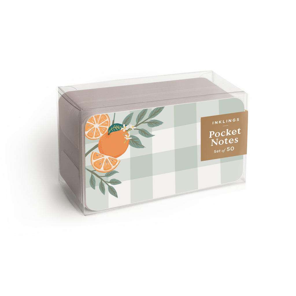 Pocket Notes™ - Orange Gingham