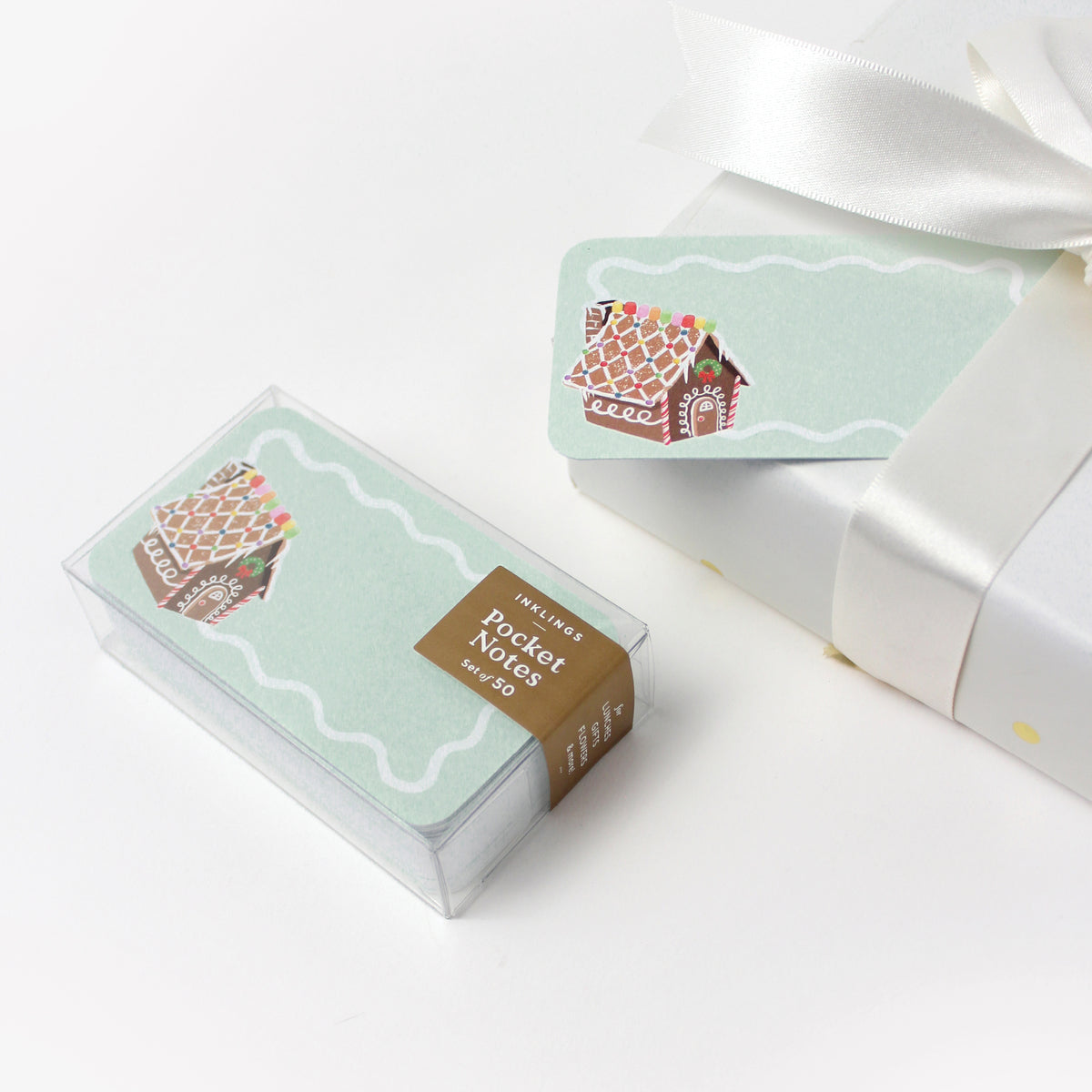Gingerbread Note Design Pocket Notes™ - Gingerbread House – Inklings Paperie