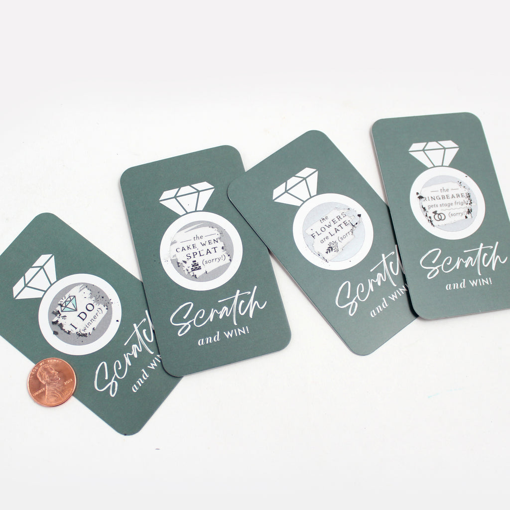 Bridal Scratch-off Game - Sage