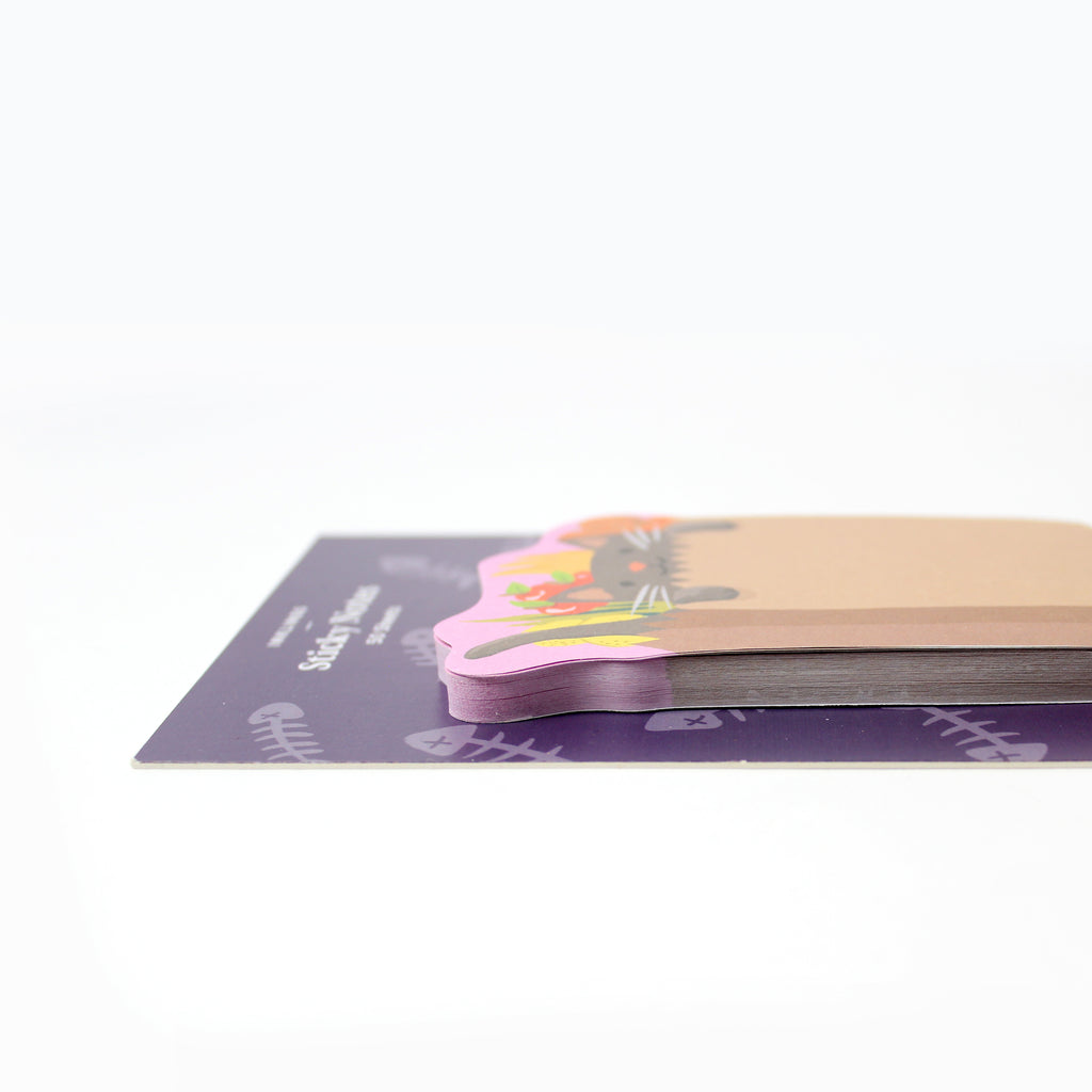 Sticky Notes - Grocery Kitten