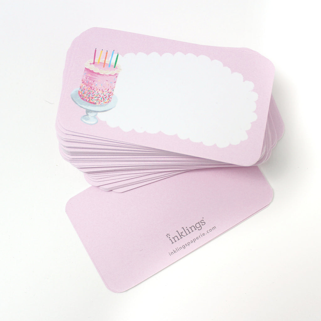 Cake Note Paper Pocket Notes™ - Birthday Cake – Inklings Paperie