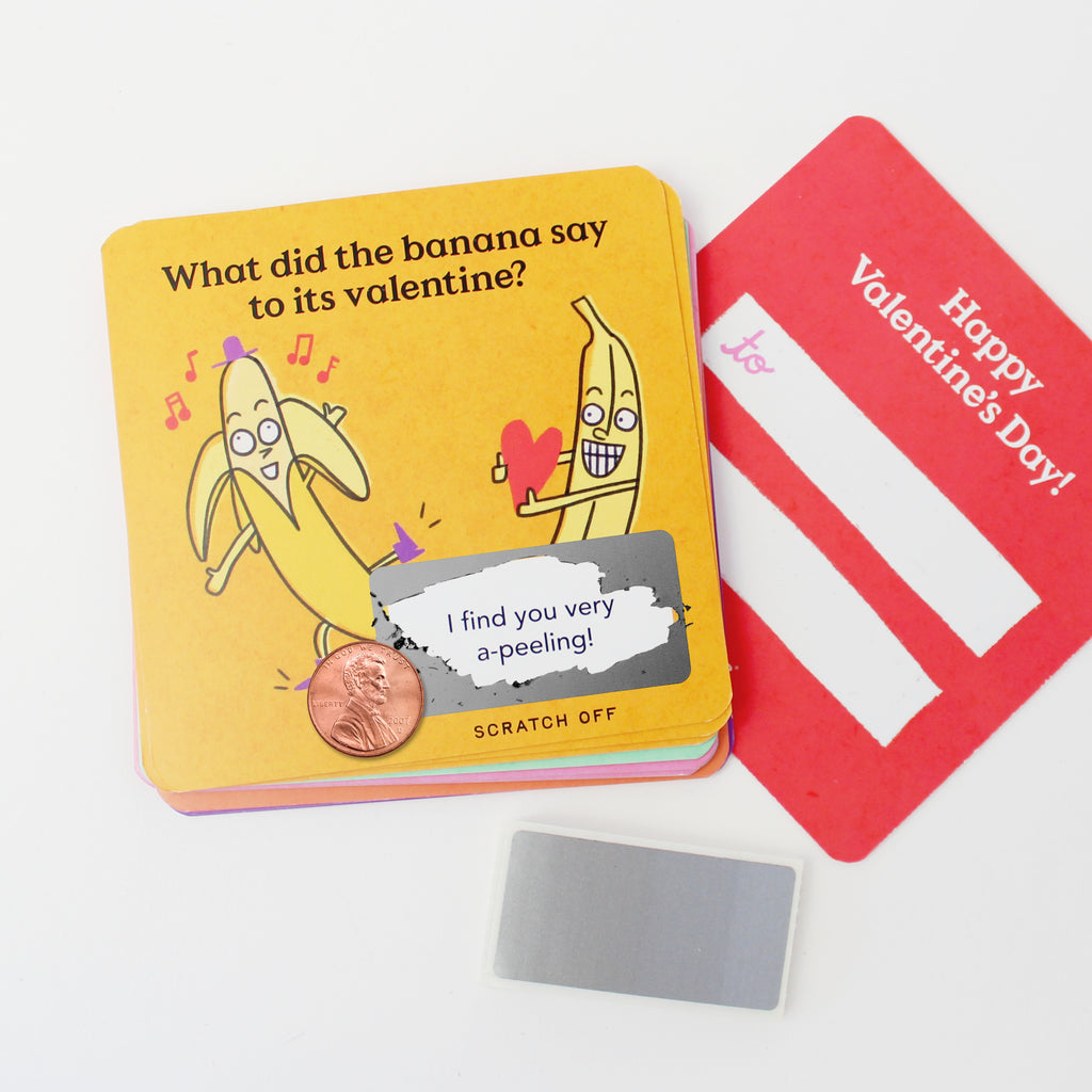 Scratch-off Valentine Cards - Jokes