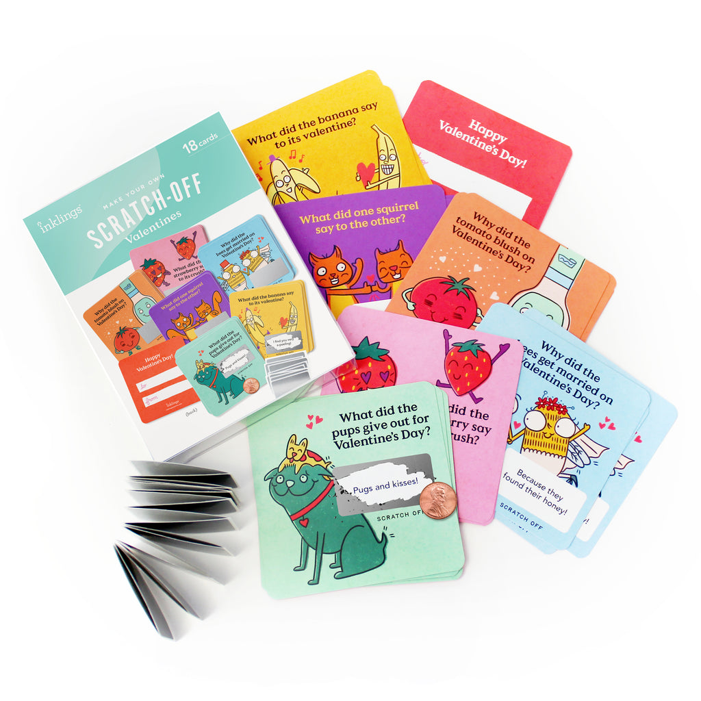 Scratch-off Valentine Cards - Jokes