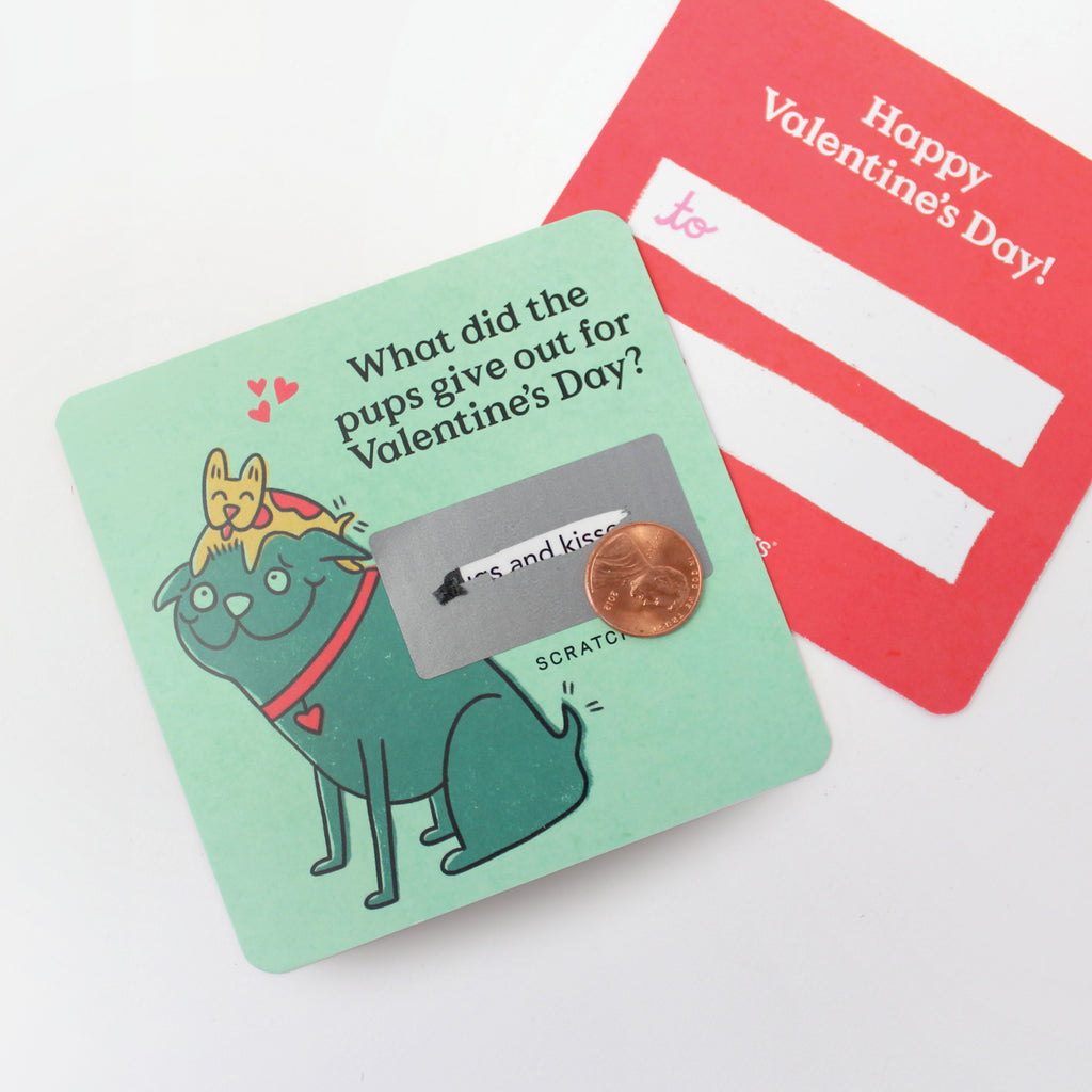Scratch-off Valentine Cards - Jokes