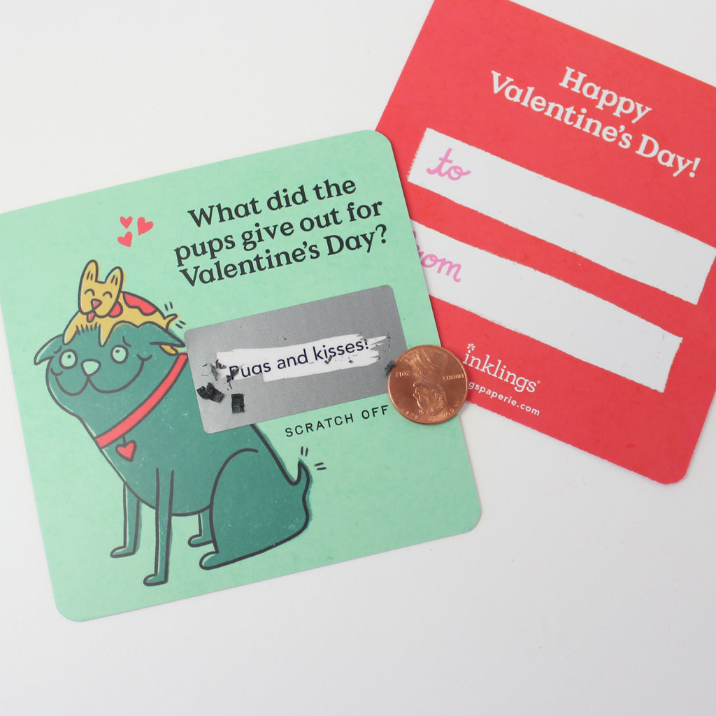 Scratch-off Valentine Cards - Jokes