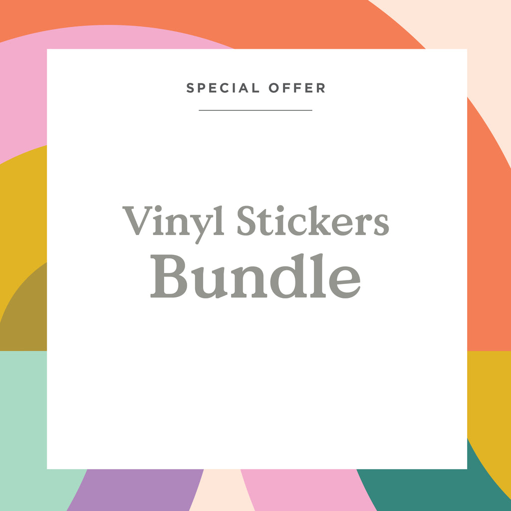 Bundle: 12 Vinyl Stickers
