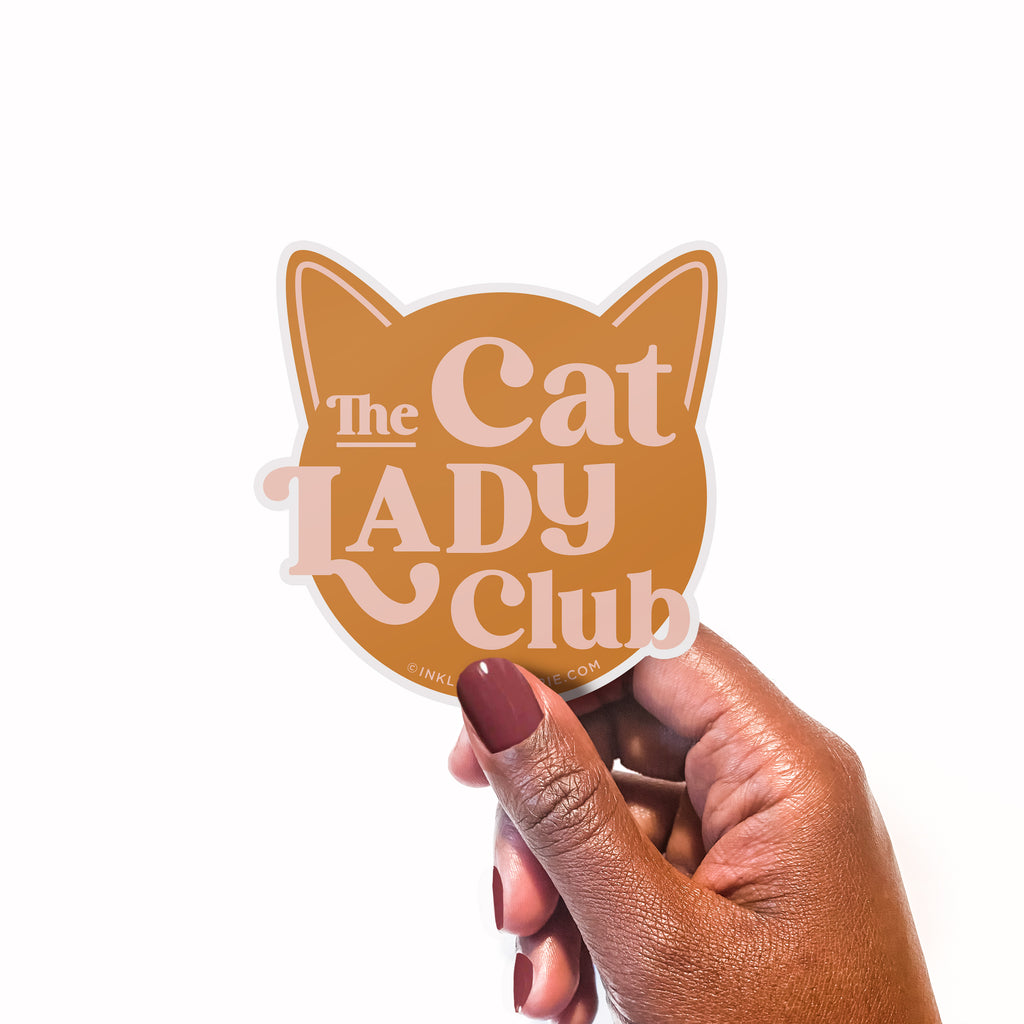 Vinyl Sticker - Cat Lady Club