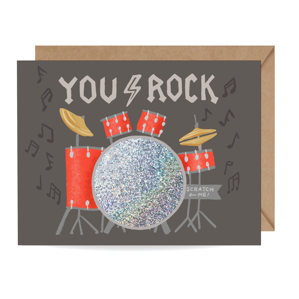 You Rock Scratch-off Card - Inklings Paperie