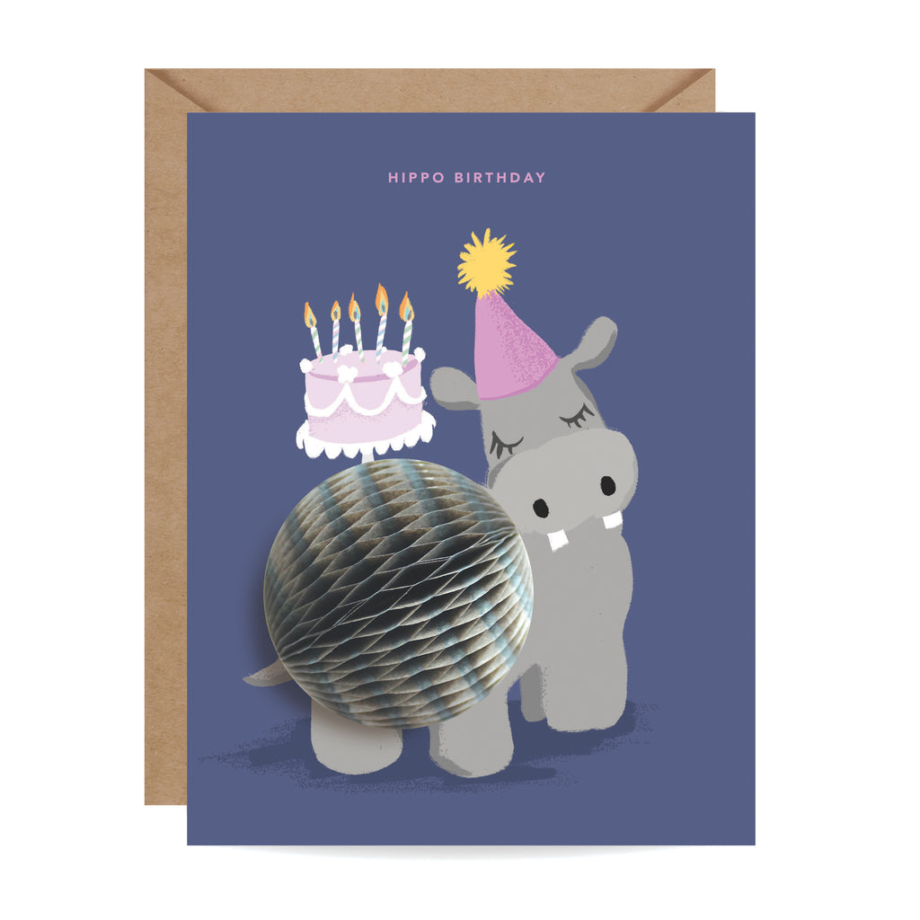 Birthdy card, Pop up, Honeycomb, Kids Birthday, Birthday party