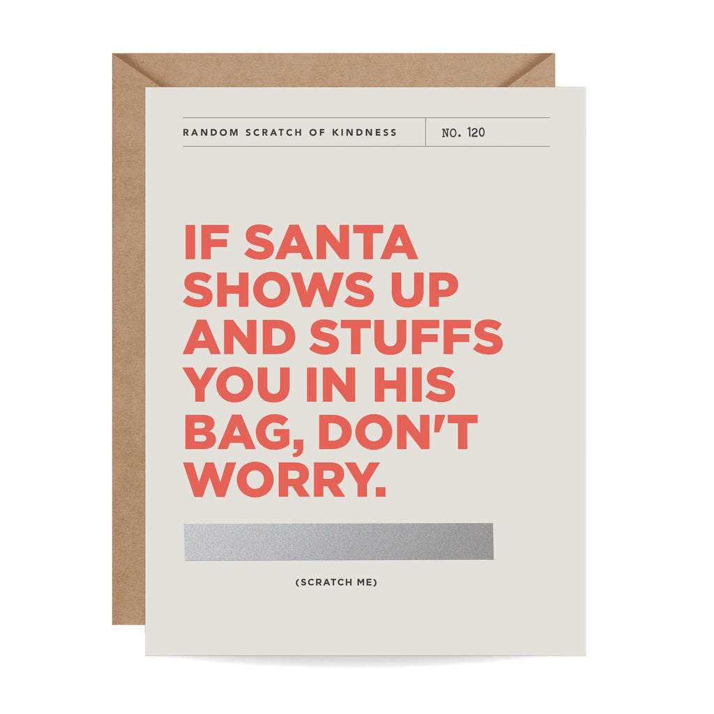 Santa's Bag Scratch-off Card - Inklings Paperie