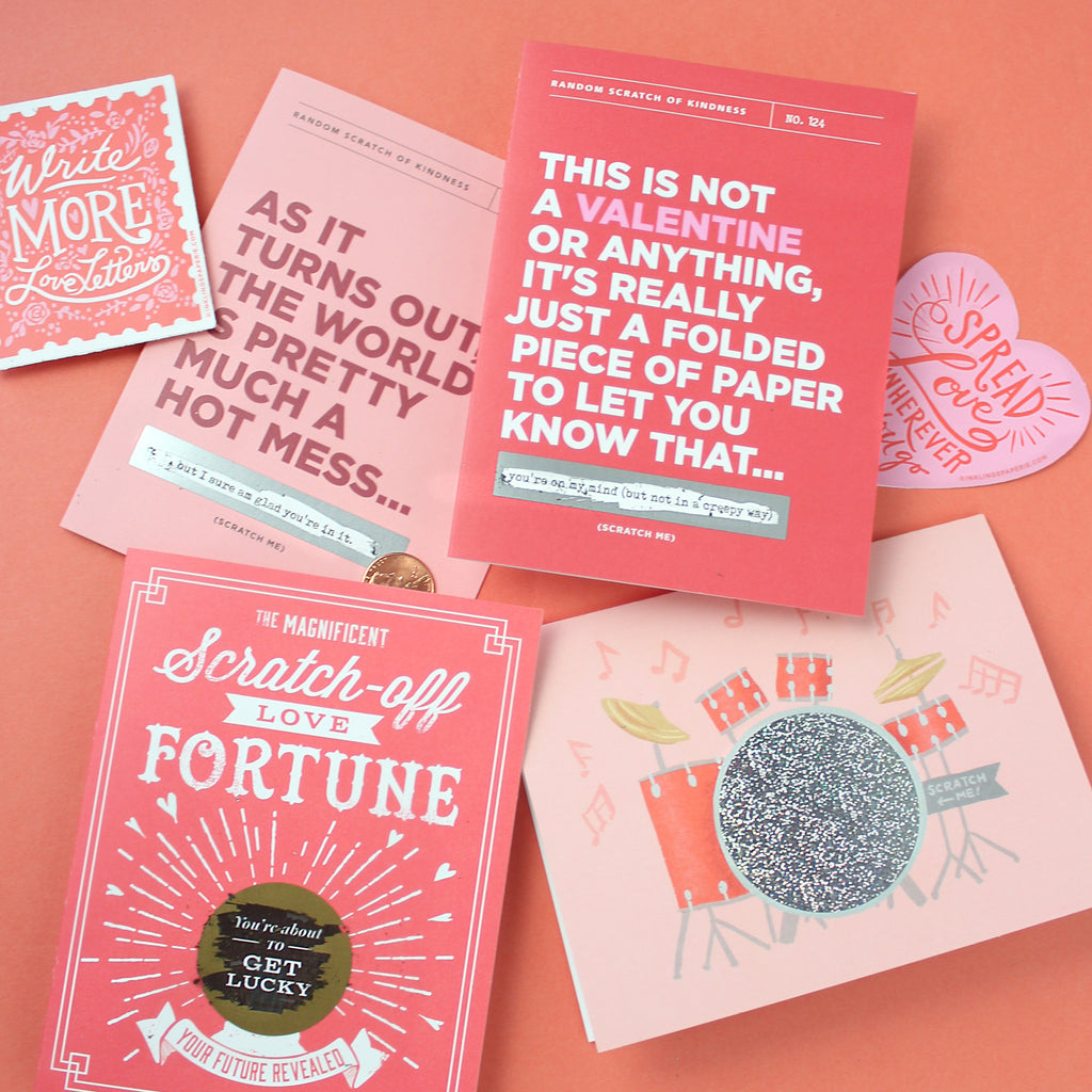 This isn't a Valentine Scratch-off Card - Inklings Paperie