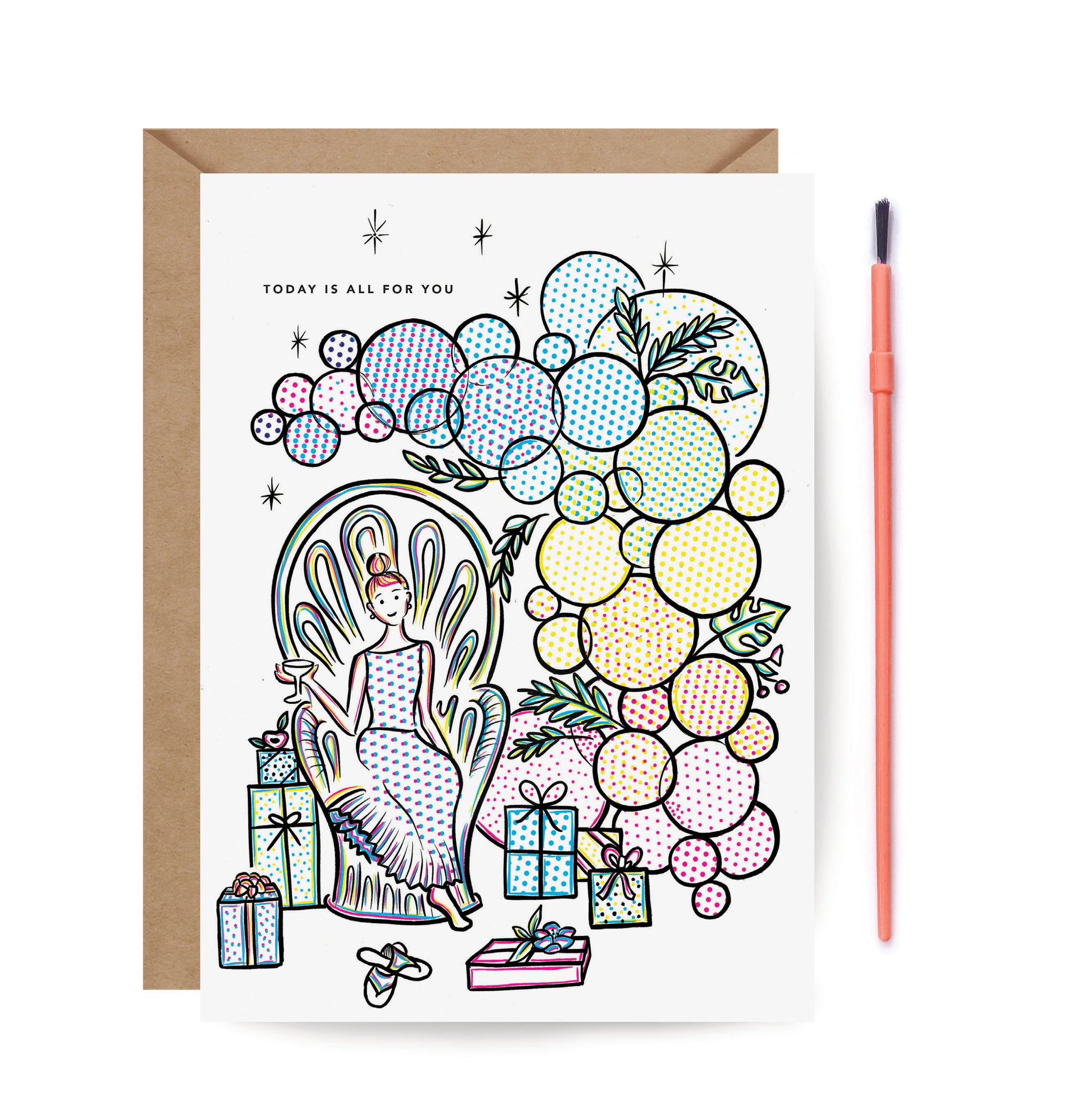 Color-In Postcards! – Inklings Paperie