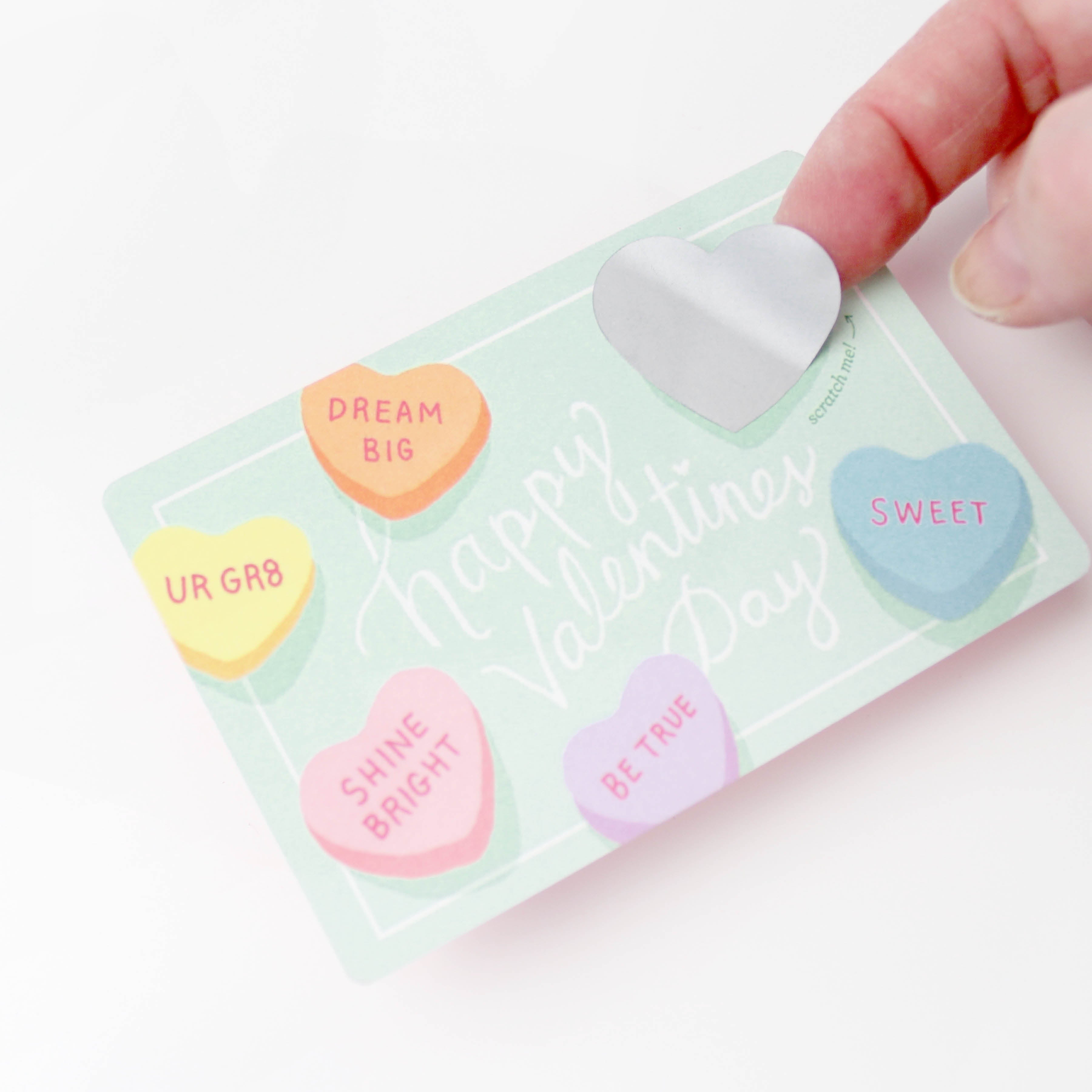 Scratch-off Valentine Cards - Sweethearts – Inklings Paperie