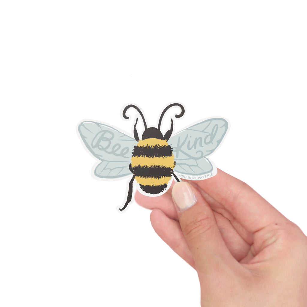 Bee Kind Vinyl Sticker - Inklings Paperie