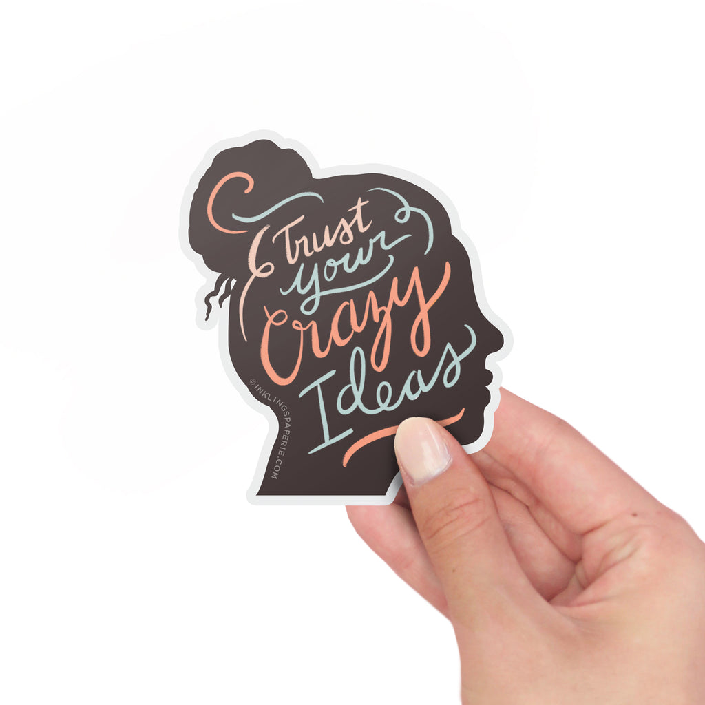 Crazy Ideas Sticker Card - Inklings Paperie