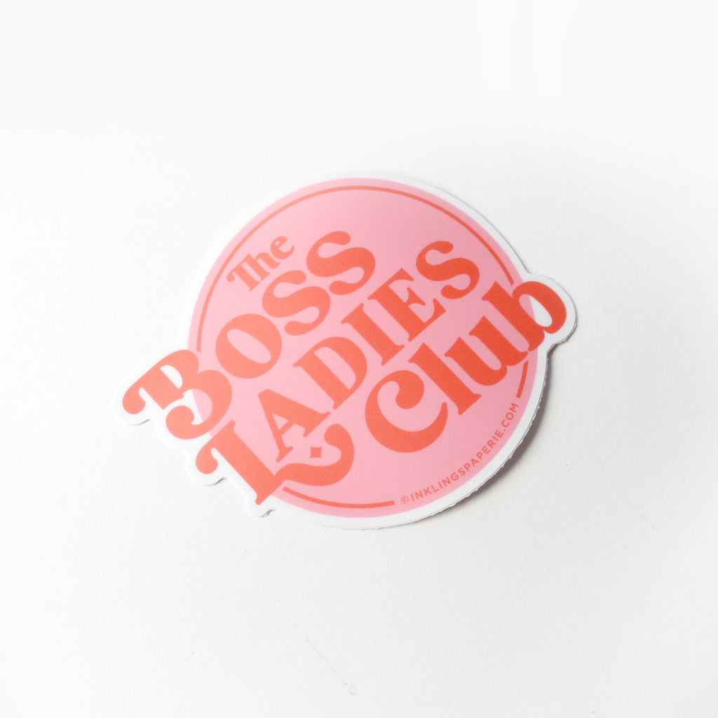 Boss Ladies Club Sticker Card