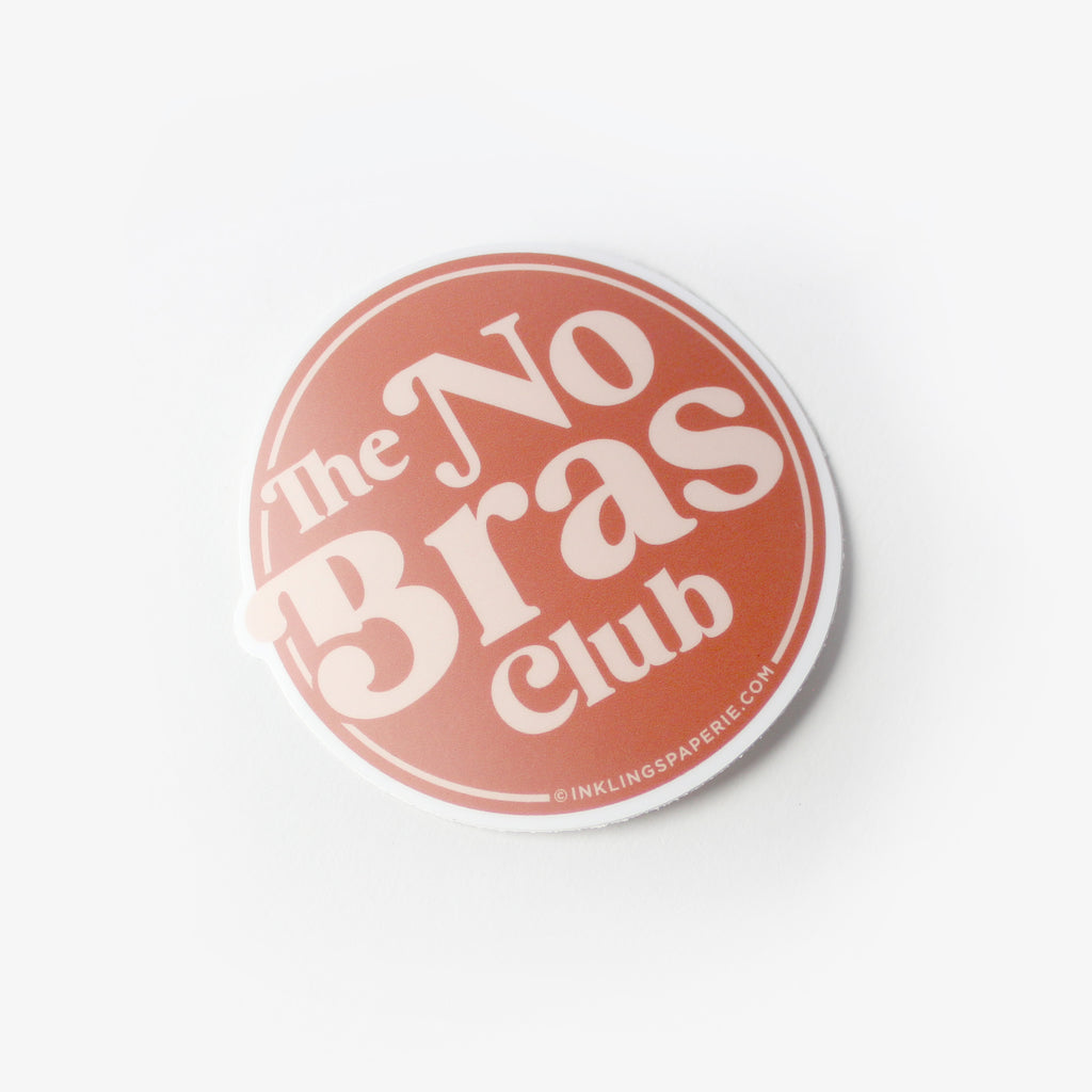Vinyl Sticker - No Bras Club