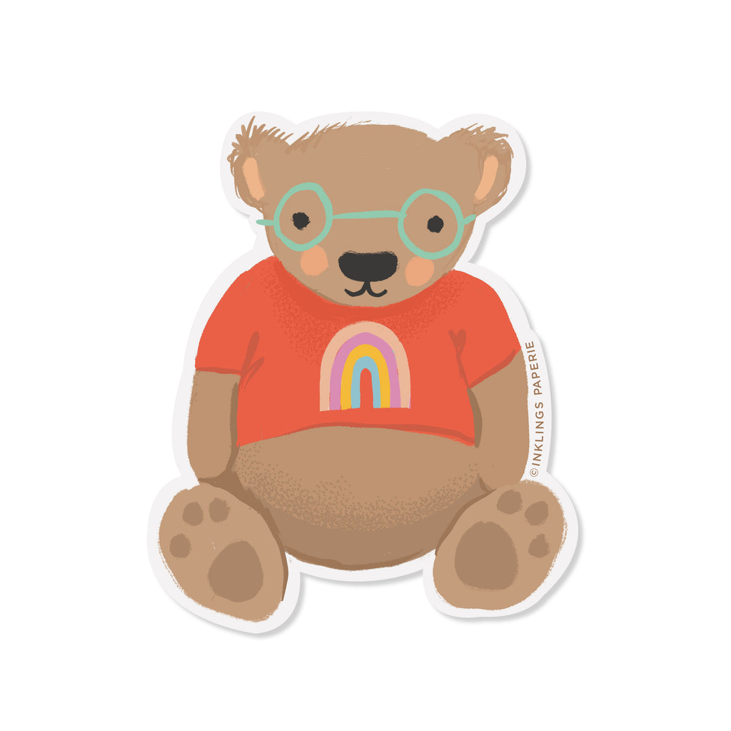 Teddy Bear Vinyl Sticker
