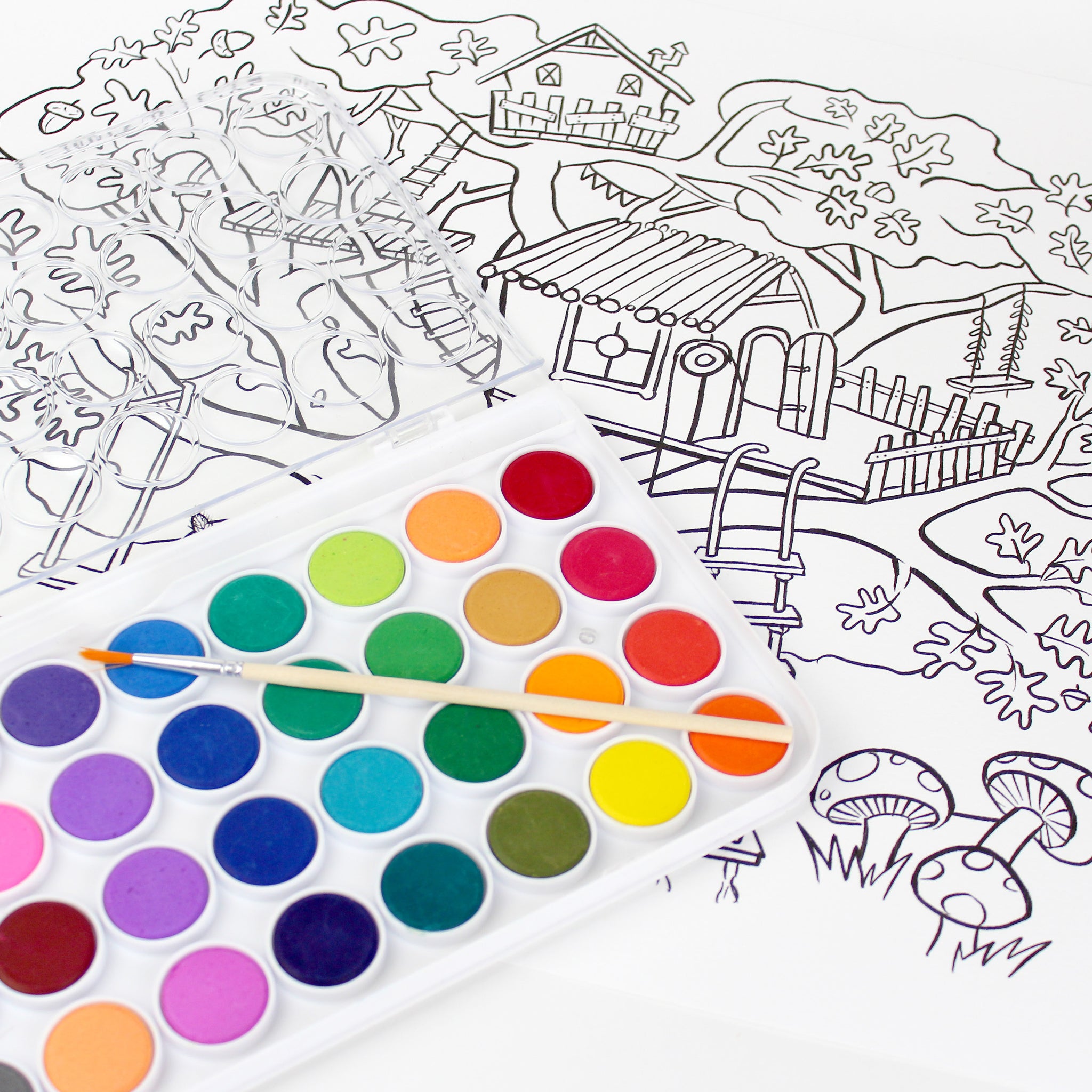  ARVANA Watercolor pallet for kids in Bulk For Painting ,  Drawing , Sketching