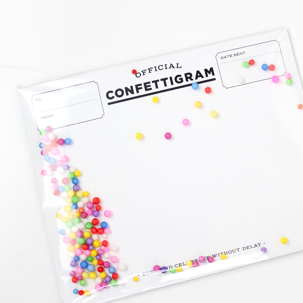 Confettigram, telegram, birthday, birthday card, gumball, kids birthday